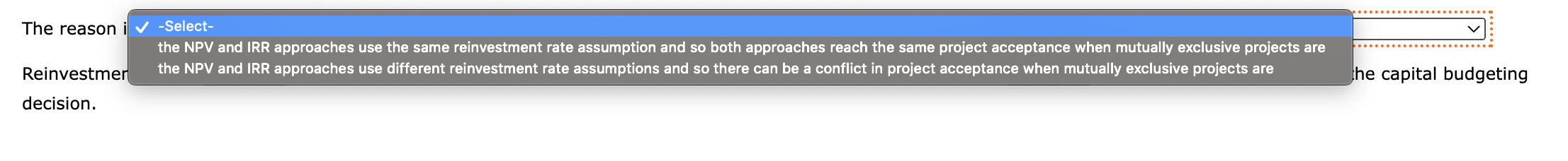 all included in these cash flows. Both projects have 4-year lives, and
