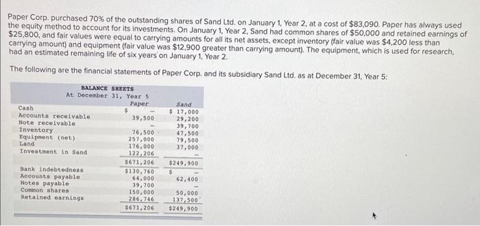 please only answer if you are knowledgeable in advanced accounting. please also