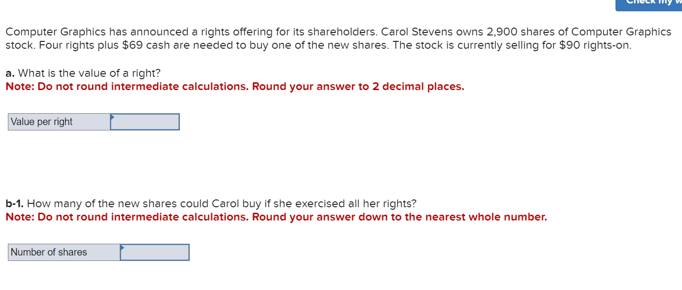  Computer Graphics has announced a rights offering for its shareholders. Carol