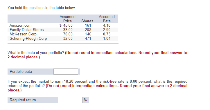 of the month, you owned $5,000 of General Dynamics, $7,000 of Starbucks,