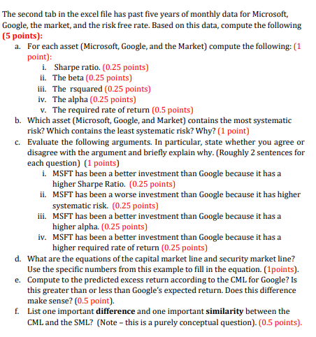  The second tab in the excel file has past five years