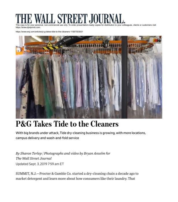  Read journal below to answer the question below. When P&G was