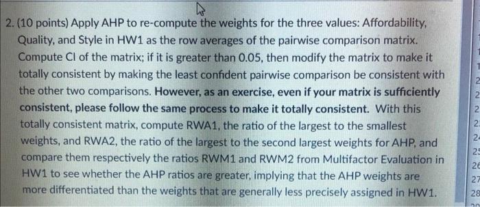 solve the following and use the data given please ws 2. (10