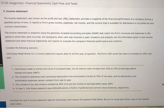  please answer the second bullet point that is blank Ch 03: