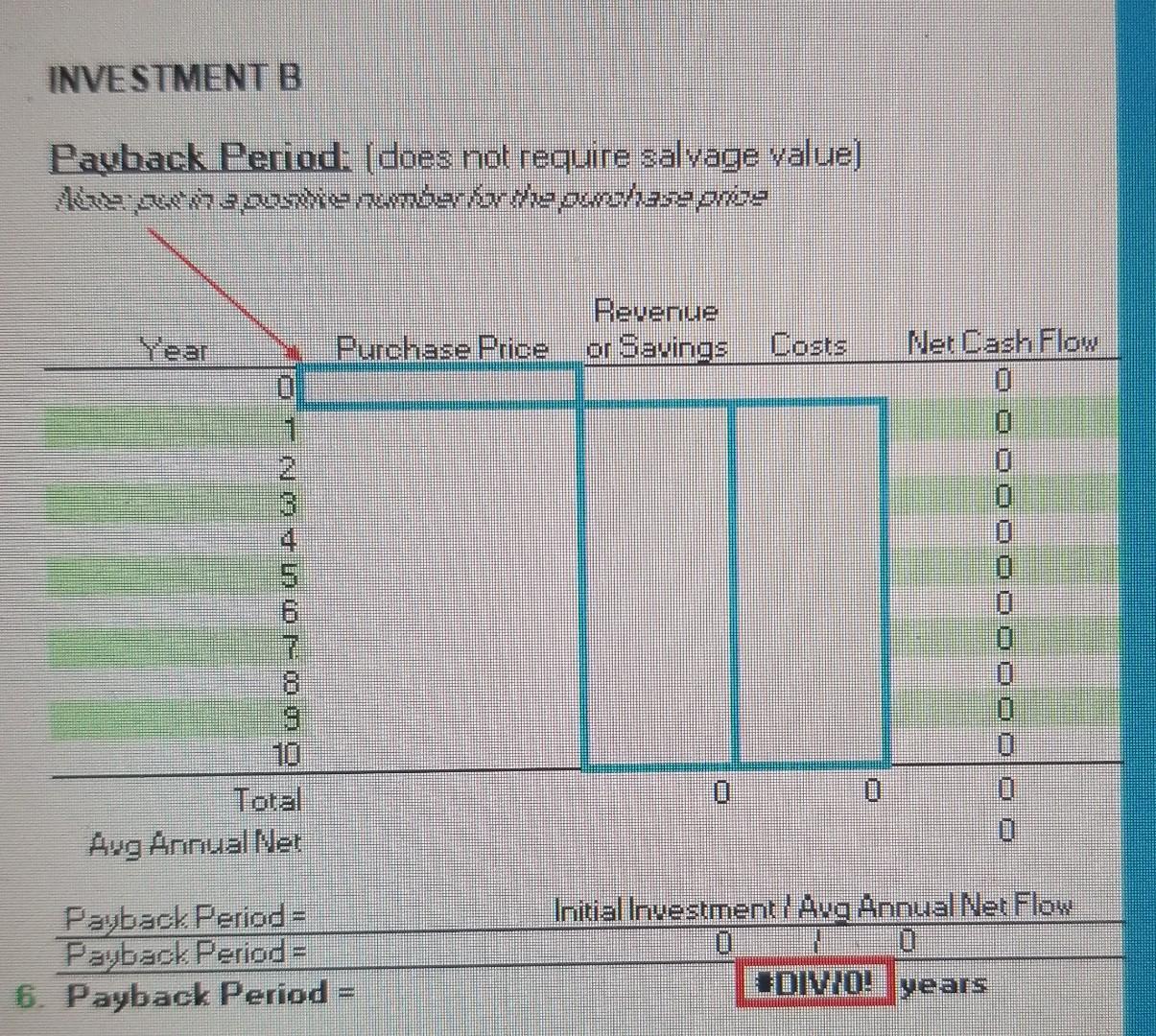 Rate: Inflation: Risk Factor: 1.5% 2.5% 1.5% Year Costs Year Costs Revenue