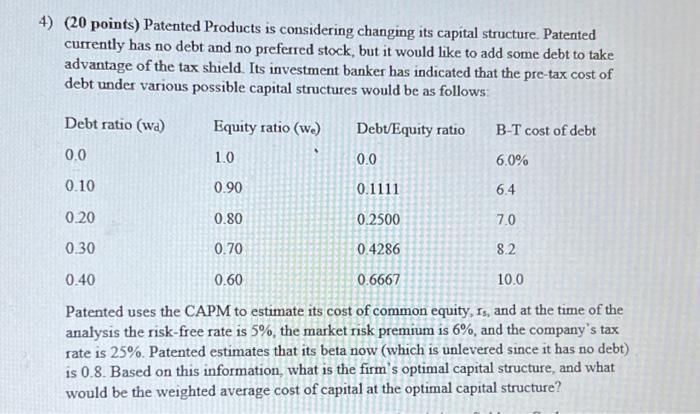 Please solve this using Excel and show the respective formula or cell