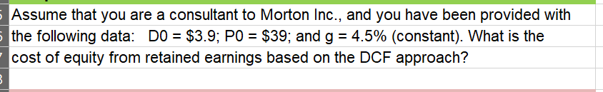 Please break down the solution/formulas used Assume that you are a