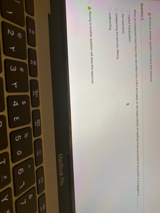 to the level of earnings per share. A Moving to another question