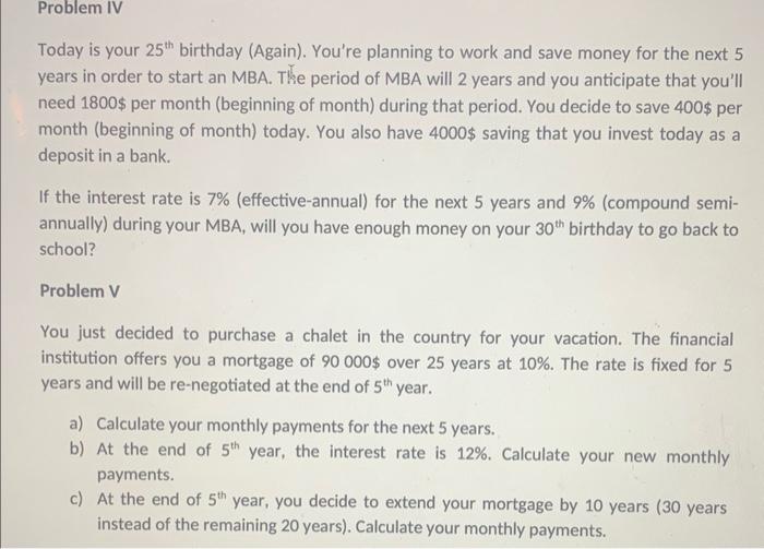  please answer in full detail explain all steps Today is your