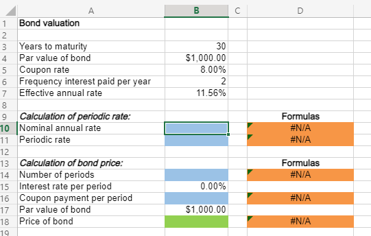 $1,000 par value bond. Its coupon rate is 8%, and interest is