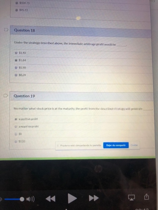 want to make an arbitrage profit by selling a call buying a