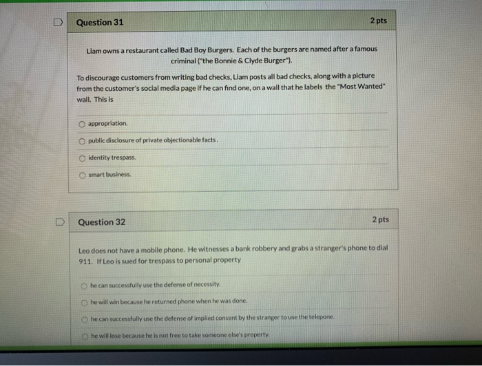 an intentional tort: None of the other answers are correct Lauren slips