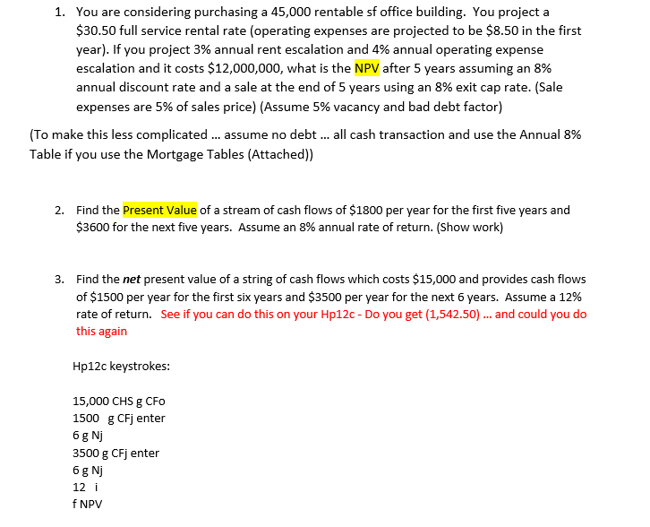 Please I need it in Excel 1. You are considering purchasing a
