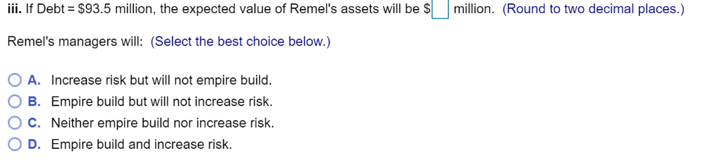 engage in wasteful empire building, which will reduce the market value by