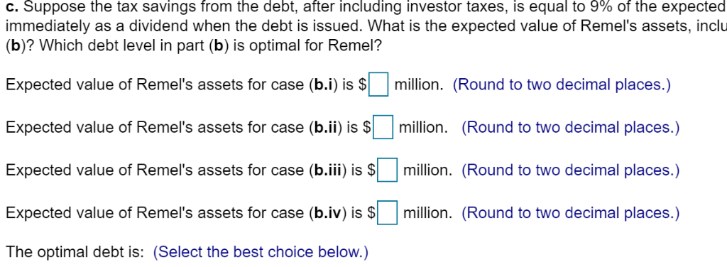 of the firm, changing the probability of each outcome to 44 %,
