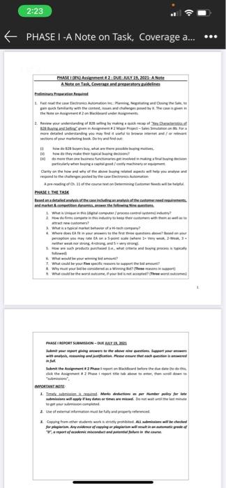 PHASEL Aspent DVE JULY 25, 2021. A for A Note Task. Code