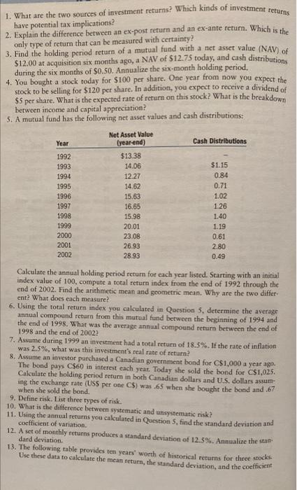 question 5 only. please show all work and formula used. please don't