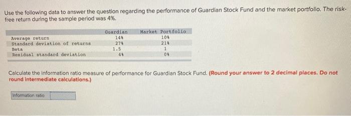  Use the following data to answer the question regarding the performance