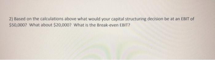 enterprises: Petty currently has an all equity capital structure and is considering