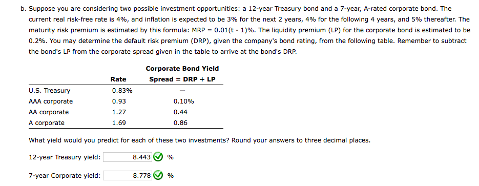 Please answer part D. b. Suppose you are considering two possible investment