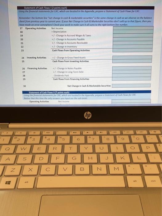 & marketable securities is the same change in cosh as we observe