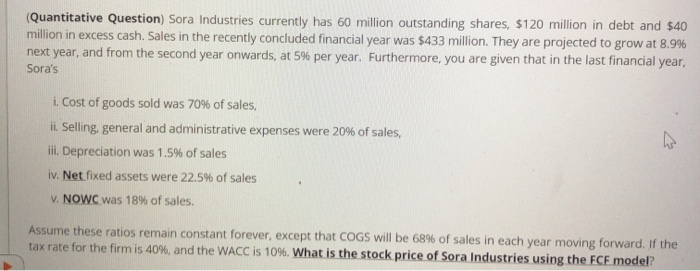 need the answer asap, please Hopefully this is a better image. (Quantitative