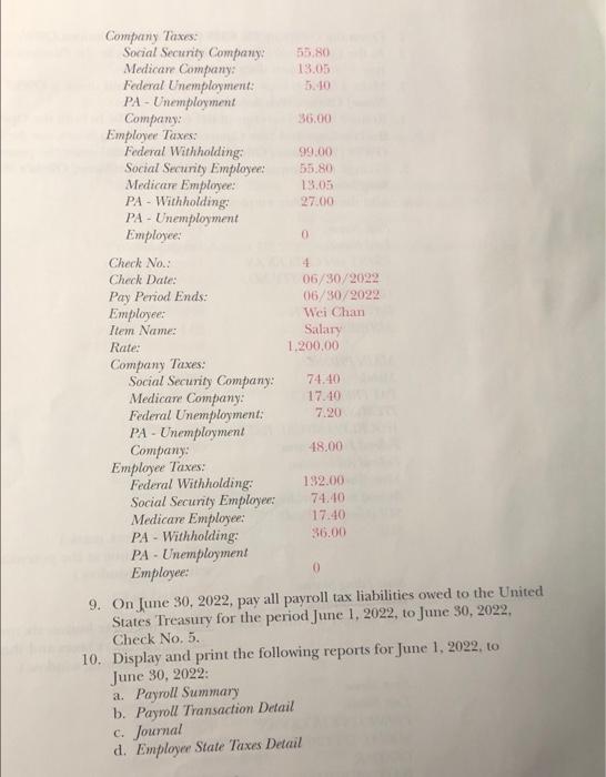 Filing Status: Withhold State Allowances: Not Subject to Other Taxes First Name: