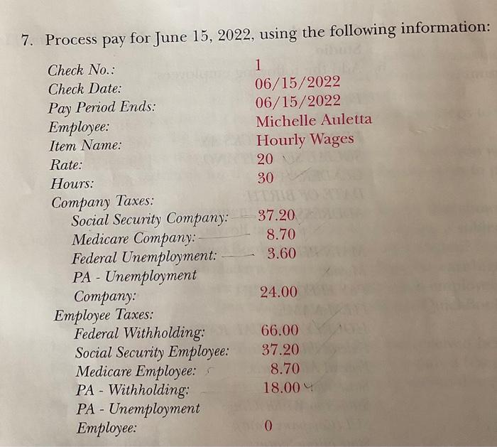 Scranton, PA 18505 MAIN PHONE 870-335-1872 Mobile 570-535-1919 PAY FREQUENCY: Sammonthly ITEM