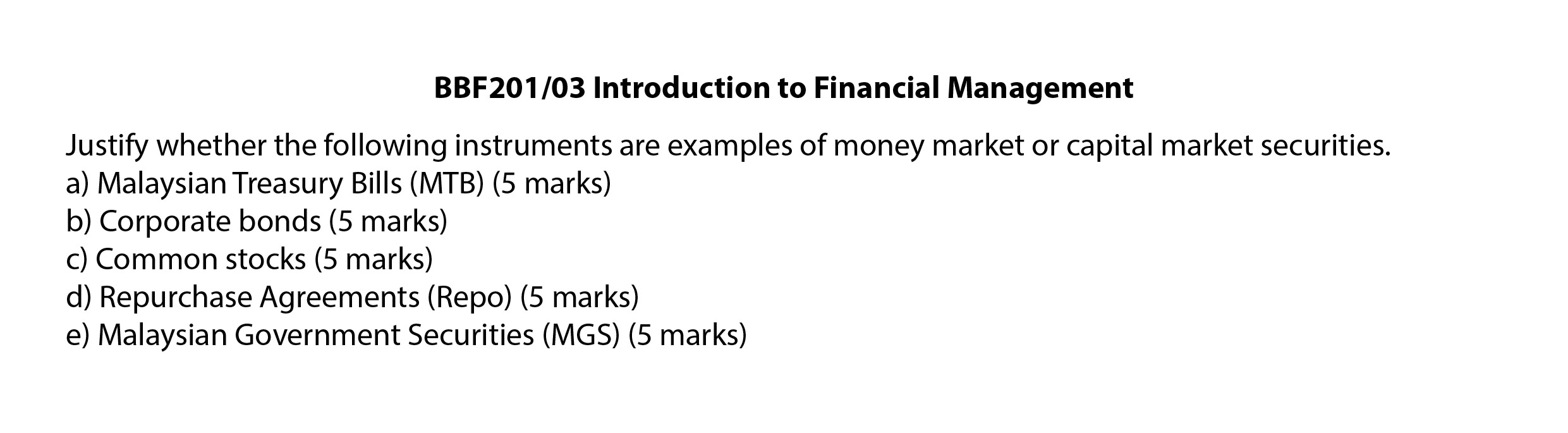 The assignment must not exceed 2,000 words (excluding references and appendices). BBF201/03