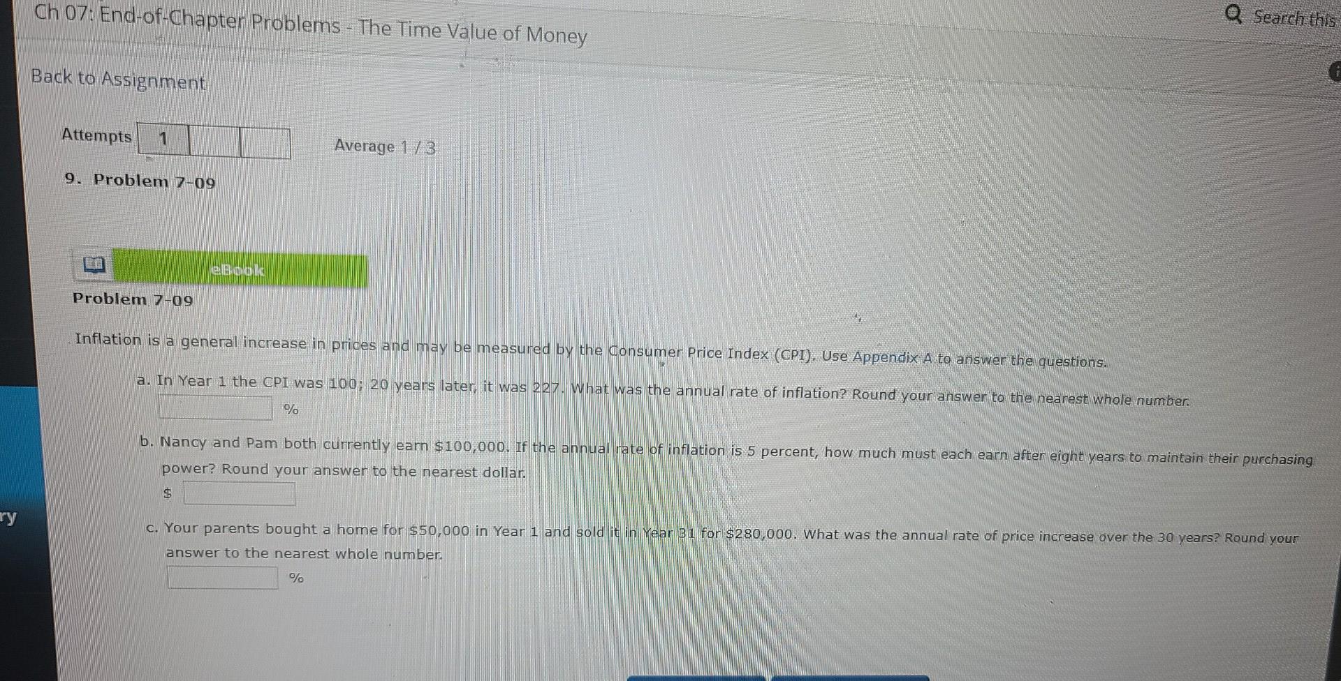  Ch 07: End-of-Chapter Problems - The Time Value of Money Q
