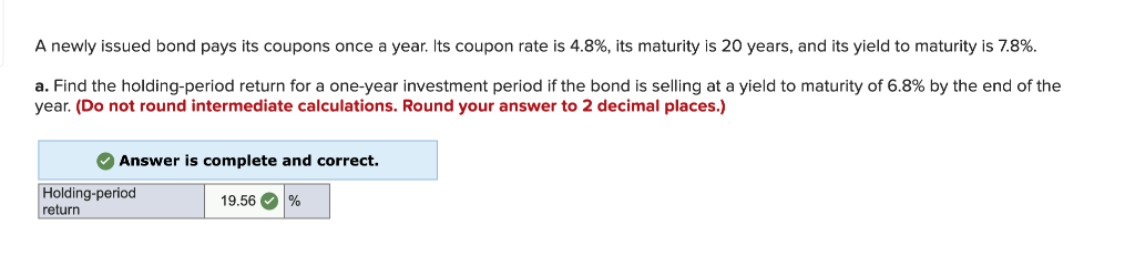 Please answer part B) and part e) A newly issued bond pays