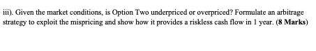 two call options with the same underlying stock but different exercise prices.