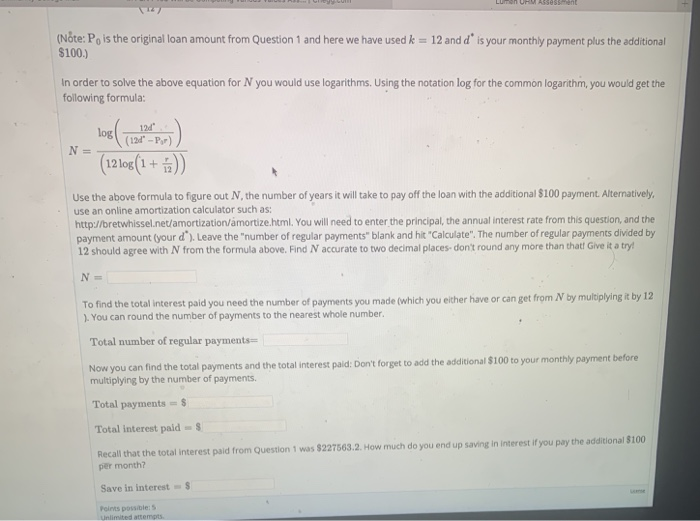 values. In Part IV you will examine the effects of making extra