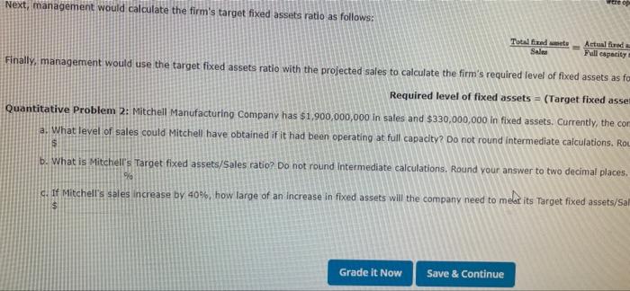 total with the projecte the free Required level of the targeted sales