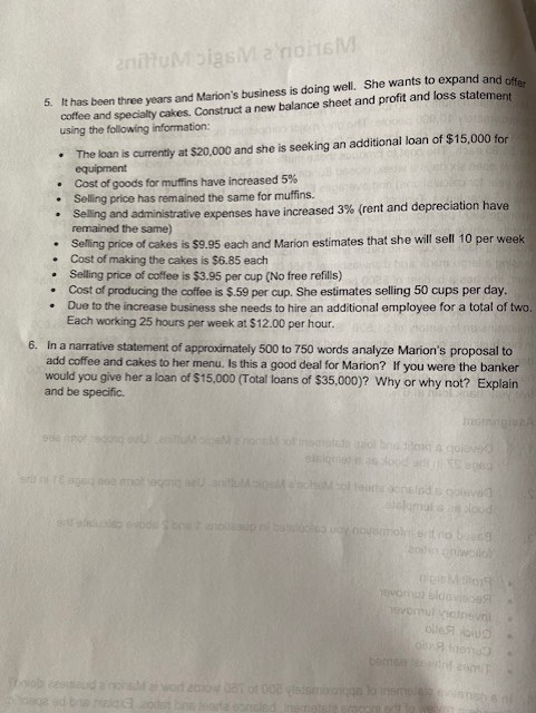 just wondering what the overall statement should be. Thank you Marion's Magic