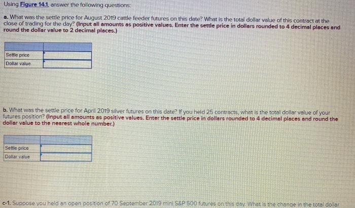  Using Figure 14.1 answer the following questions a. What was the