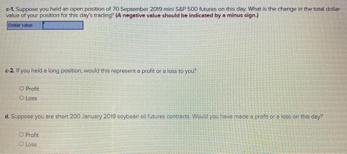 settle price for August 2019 cattle feeder futures on this date? What