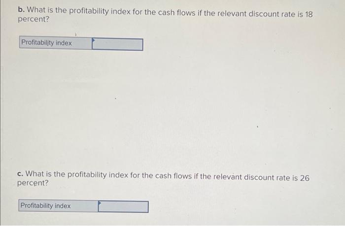 Profitability Index [LO7) Year 0 1 2 3 Cash Flow -$ 9,400