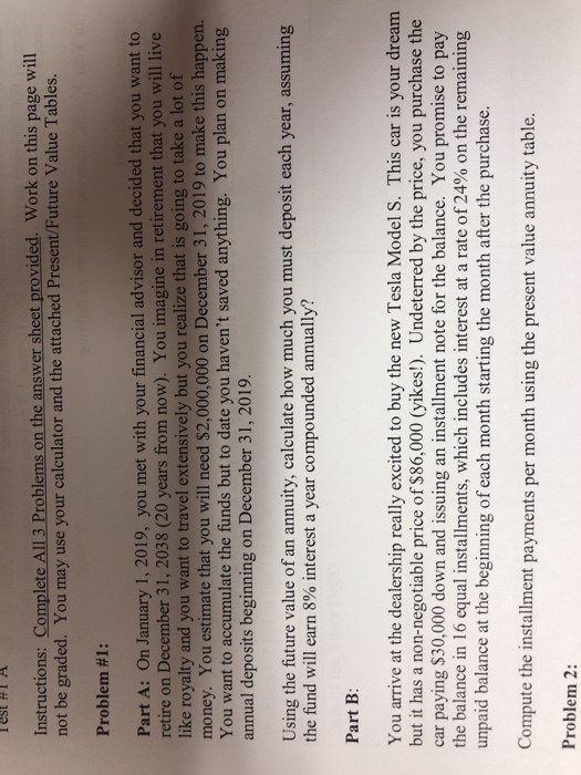  I est fl A eet provided. Work on this page will