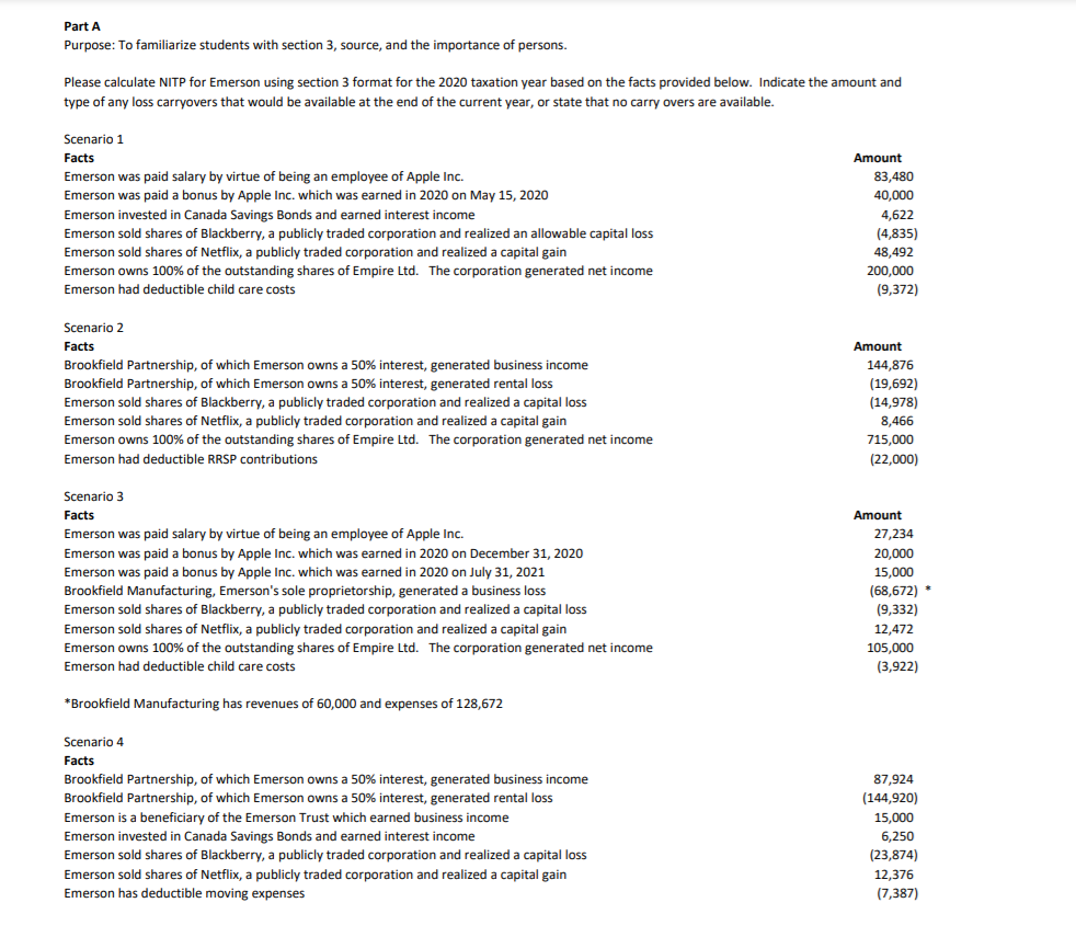 Part A Purpose: To familiarize students with section 3, source, and