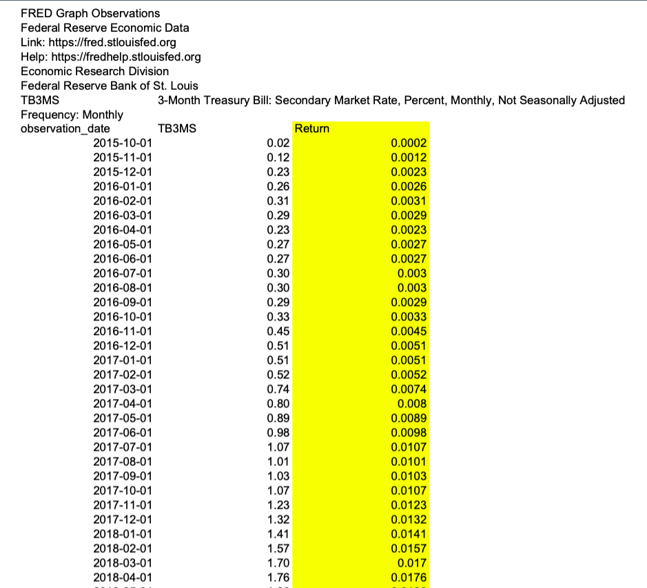 is the slope (and the stocks estimated beta). To start, you will