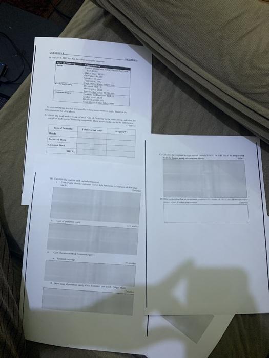  AL QUESTION 1 (16 MARKS In year 2015. ABC Inc. has