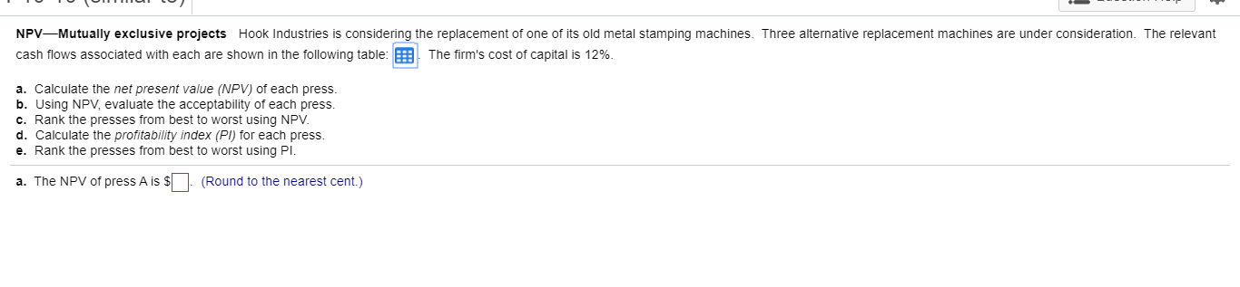 (CF) Year (t) $18,400 $18,400 $18,400 $18,400 $18,400 $18,400 $18,400 $18,400 Machine