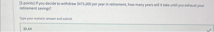 save for retirement. Assume you plan to save $5,000 per year and
