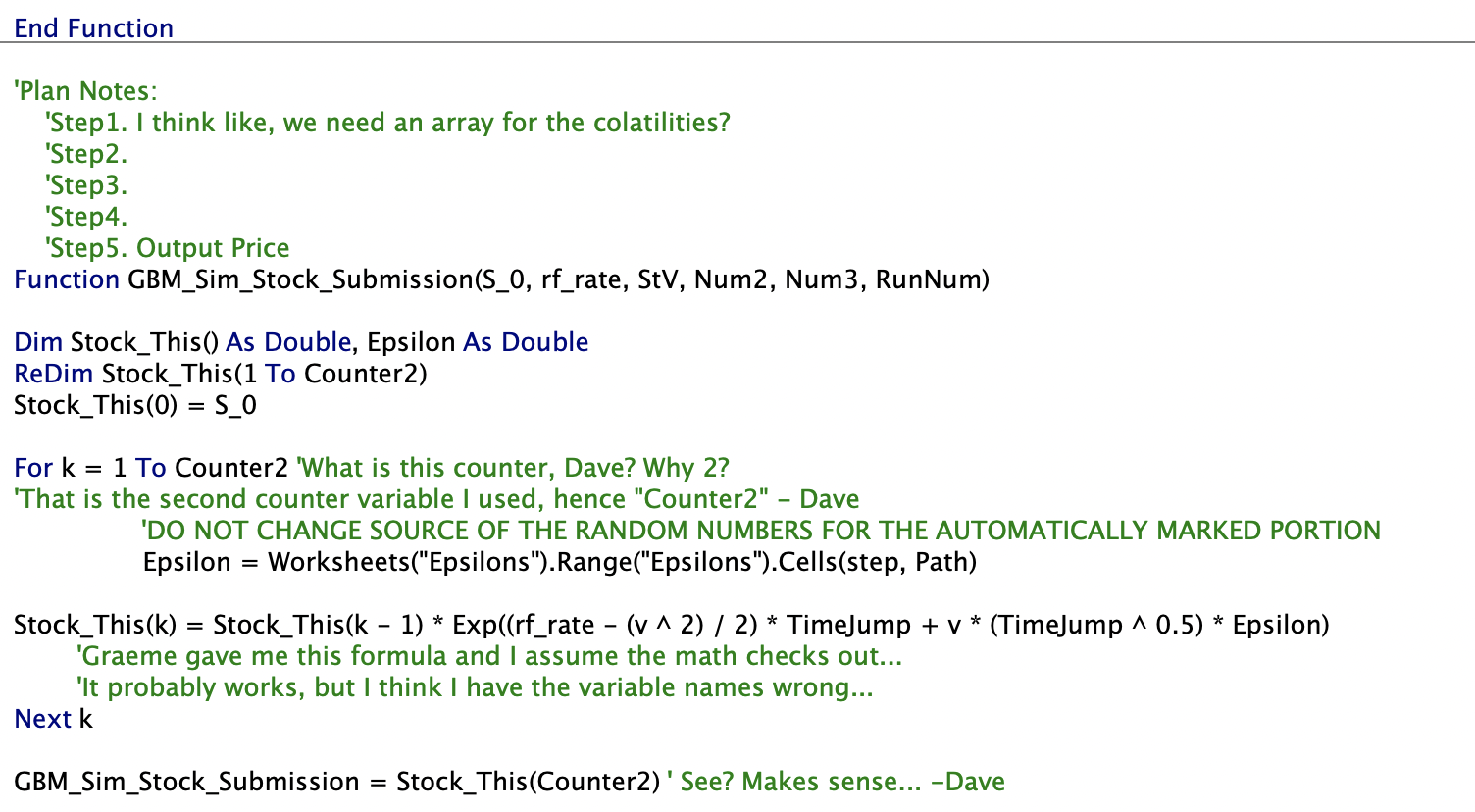 Num1, Num2, Num3 Num1 = Codes.Cells.Count Num2 = TTM * 30 Num3