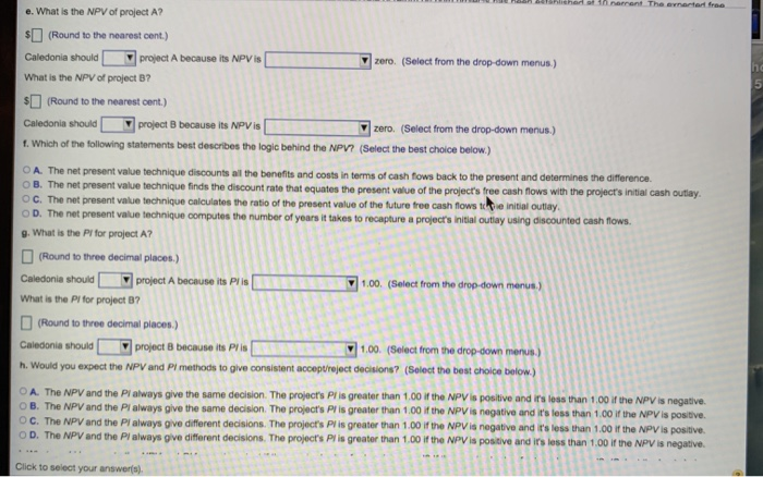 at Caledonia Products is to evaluate two new capital-budgeting proposals. Because this