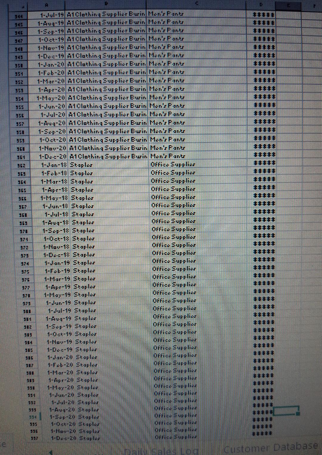 (You must include this spreadsheet with ALL your calculations to get marathi