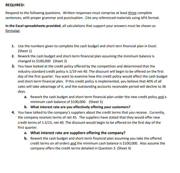 below Please Answer in this format : I truly need help on