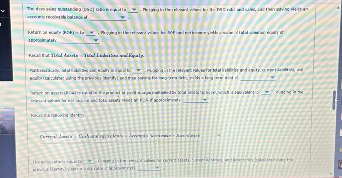 formulas you learned in the video and exercises in the previous stage