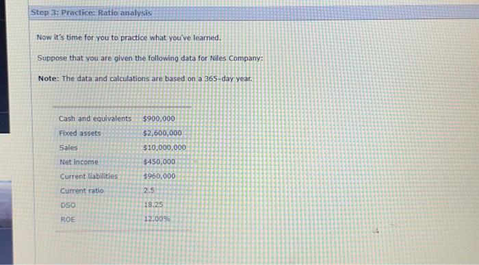 Use the formulas vou fearned in the video and exercises in the